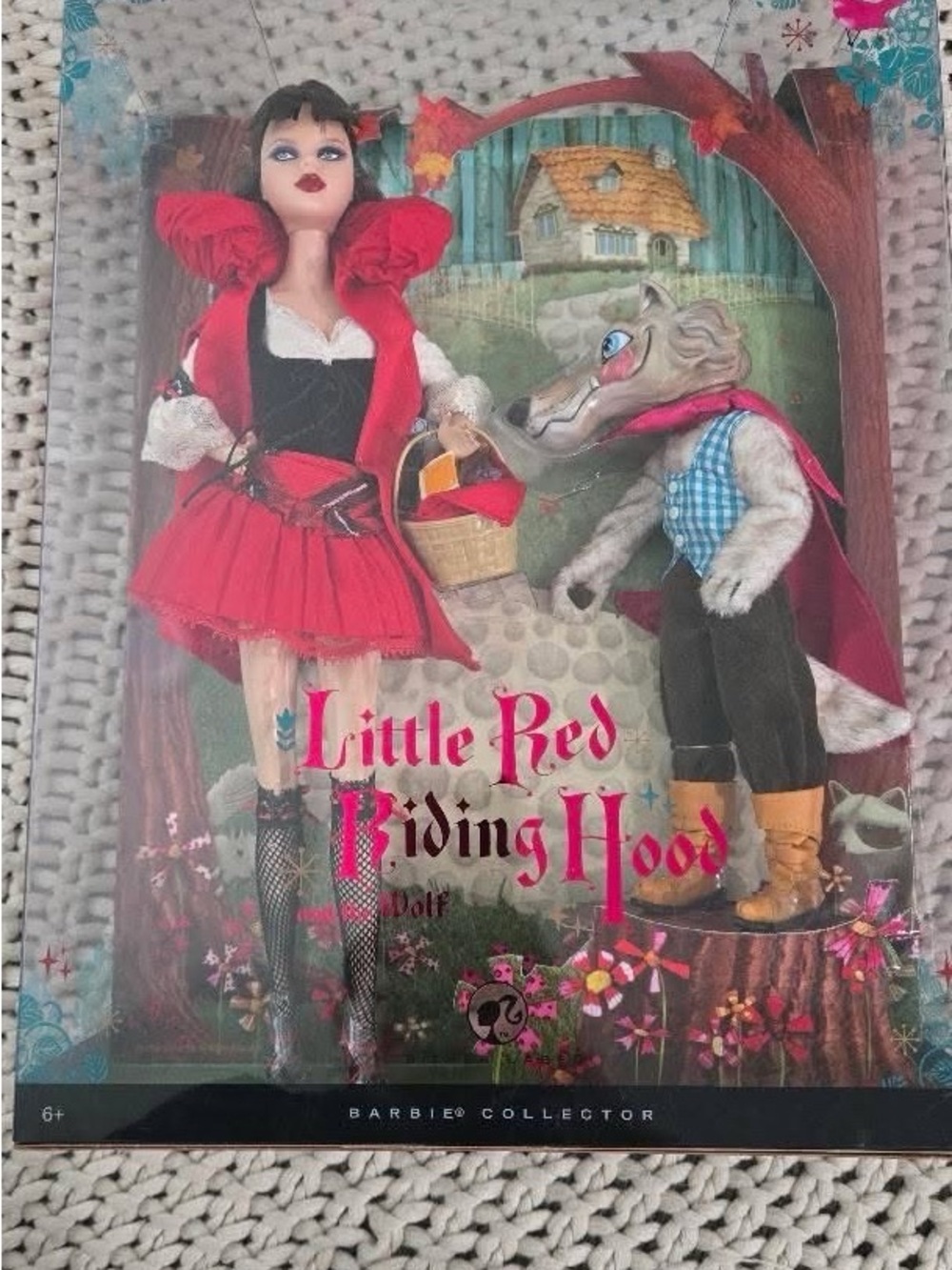 Mattel Barbie Collector Little Red Riding Hood Doll in Red Outfit